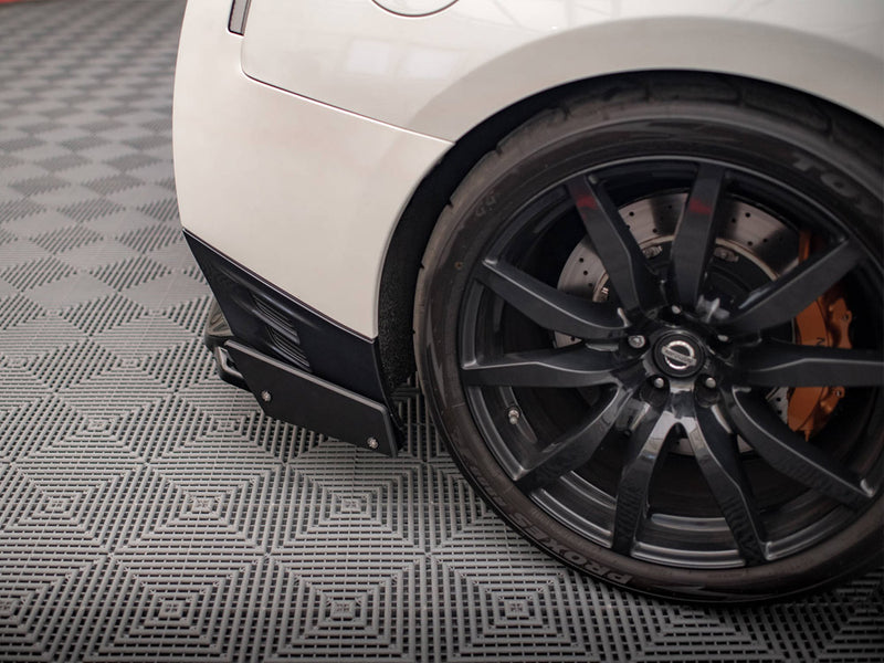 Maxton Design Rear Splitter + Flaps Nissan GTR R35 1st Facelift