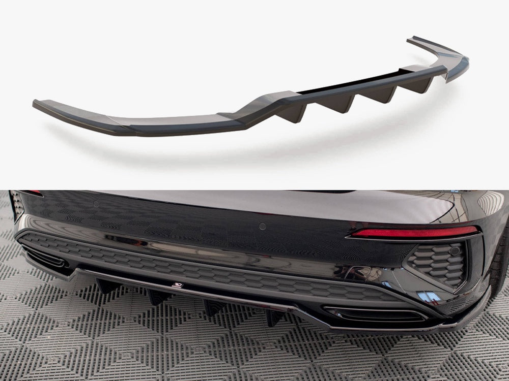 Maxton Design Central Rear Splitter (Vertical Bars) Audi A3 S-Line Sedan 8Y