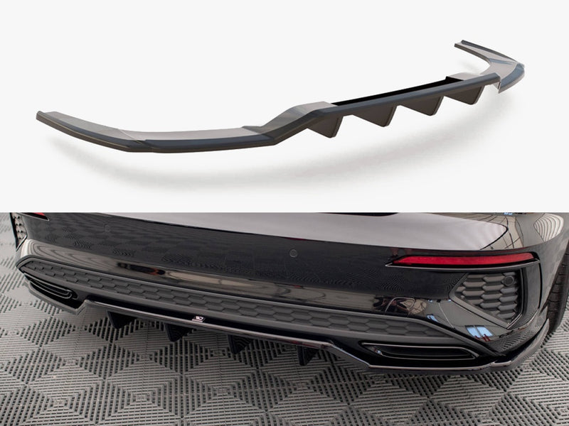 Maxton Design Central Rear Splitter (Vertical Bars) Audi A3 S-Line Sedan 8Y