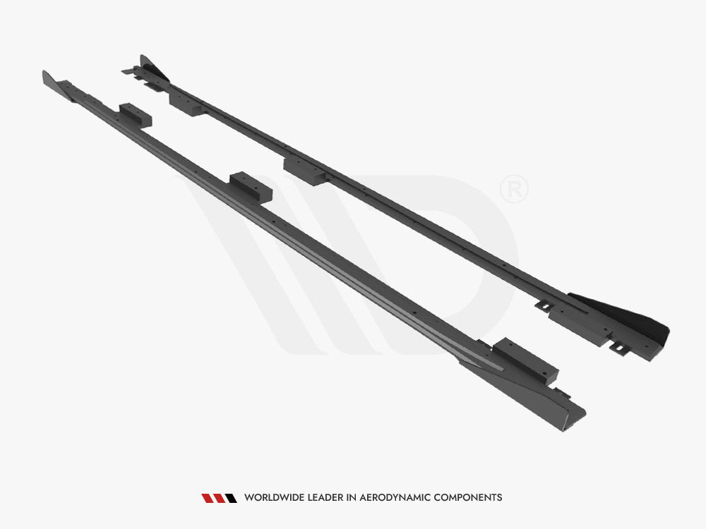 Maxton Design Street PRO Side Skirts Diffusers + Flaps Audi A3 8Y