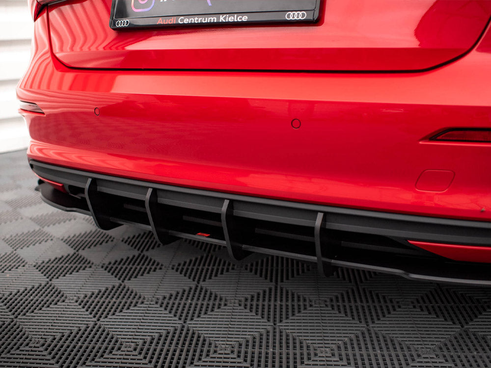 Maxton Design Street PRO Rear Valance + Flaps Audi A3 Sportback 8Y