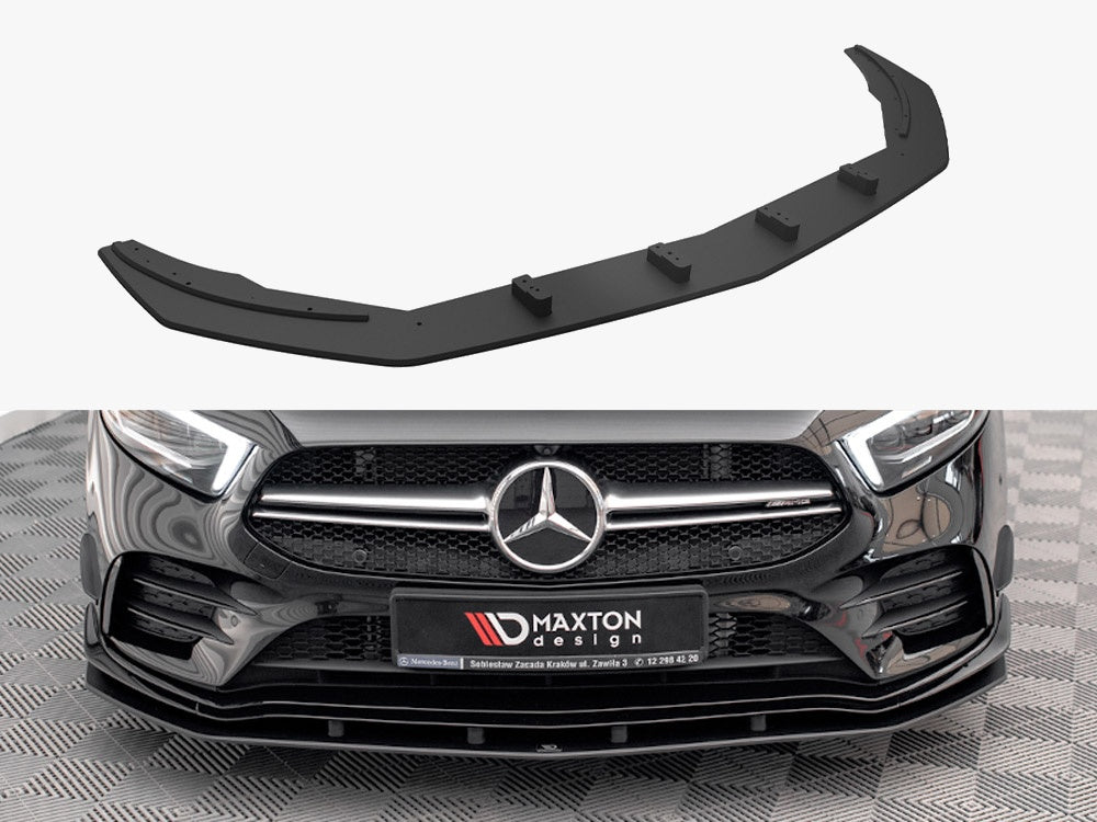 Maxton Design Street PRO Front Splitter Mercedes A35 AMG / AMG-Line Aero Pack W177