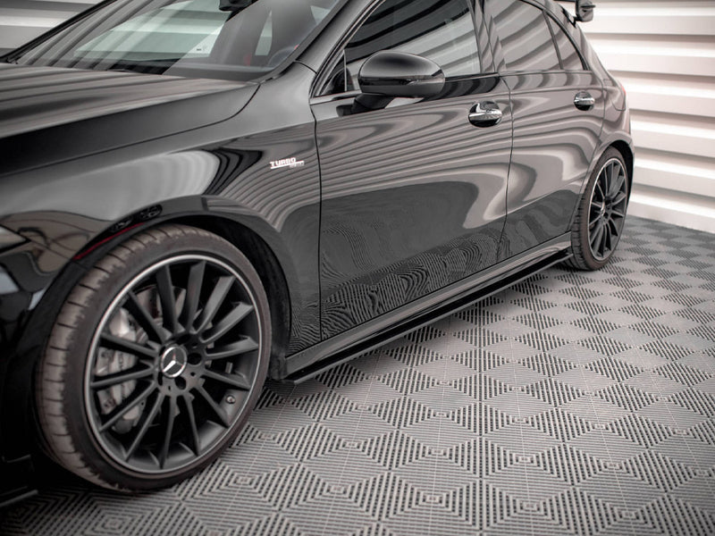 Maxton Design Street PRO Side Skirts Diffusers Mercedes A35 AMG / AMG-Line Aero Pack W177