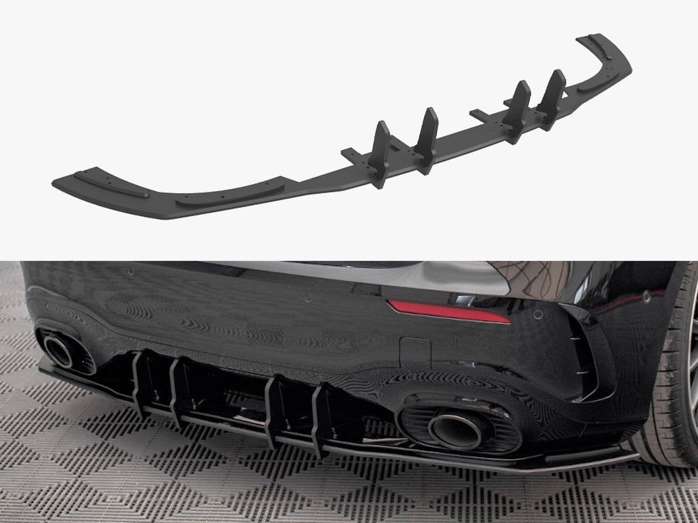 Maxton Design Street PRO Rear Diffuser Mercedes A35 AMG Hatchback Aero Pack W177
