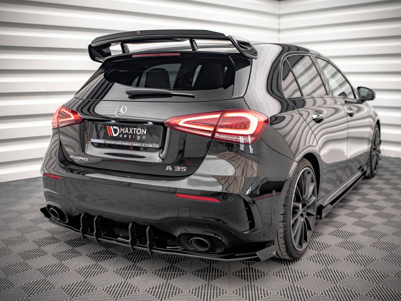 Maxton Design Street PRO Rear Valance + Flaps Mercedes A35 AMG Hatchback Aero Pack W177