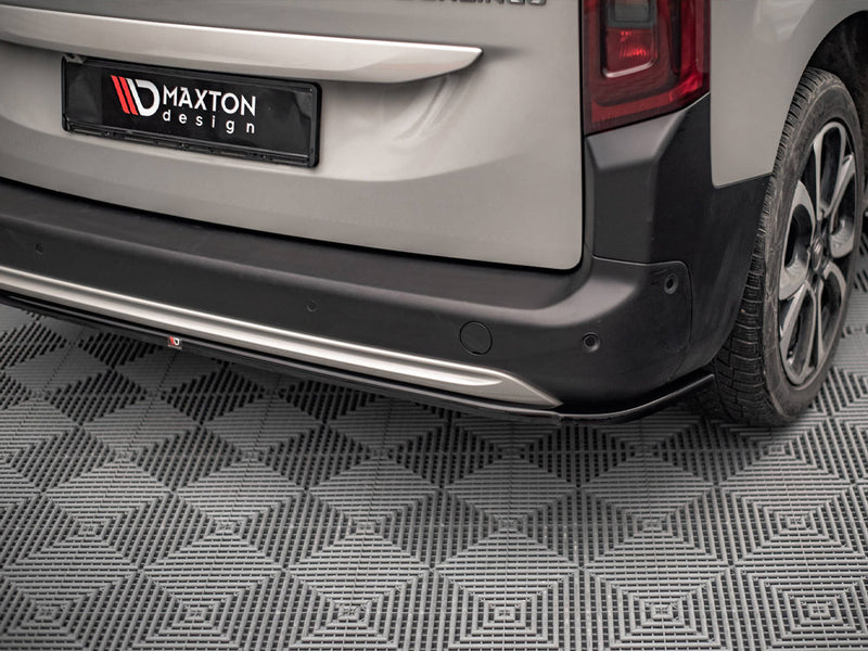 Maxton Design Central Rear Splitter Citroen Berlingo Mk3