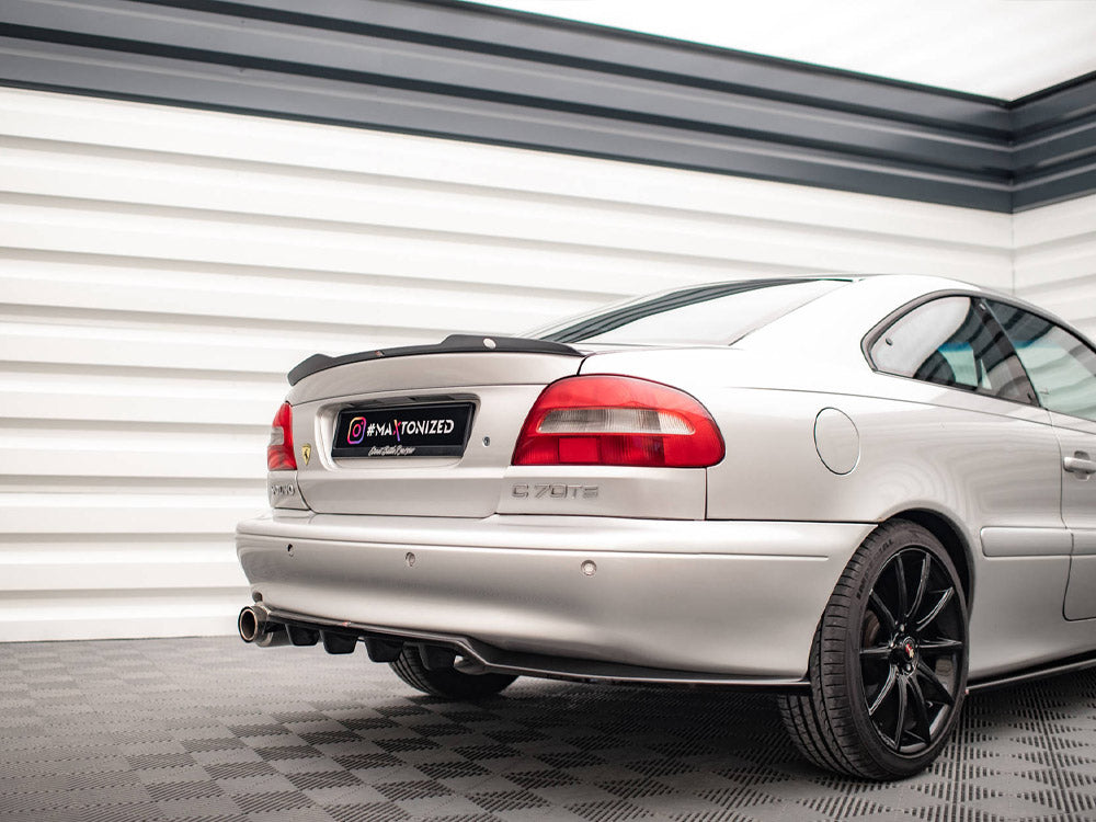 Maxton Design Central Rear Splitter (Vertical Bars) Volvo C70 Mk1
