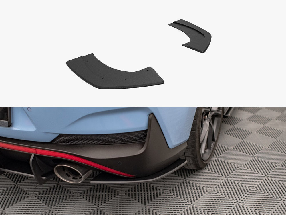 Maxton Design Street Pro Rear Side Splitters Hyundai I30 N Fastback Mk3 Facelift
