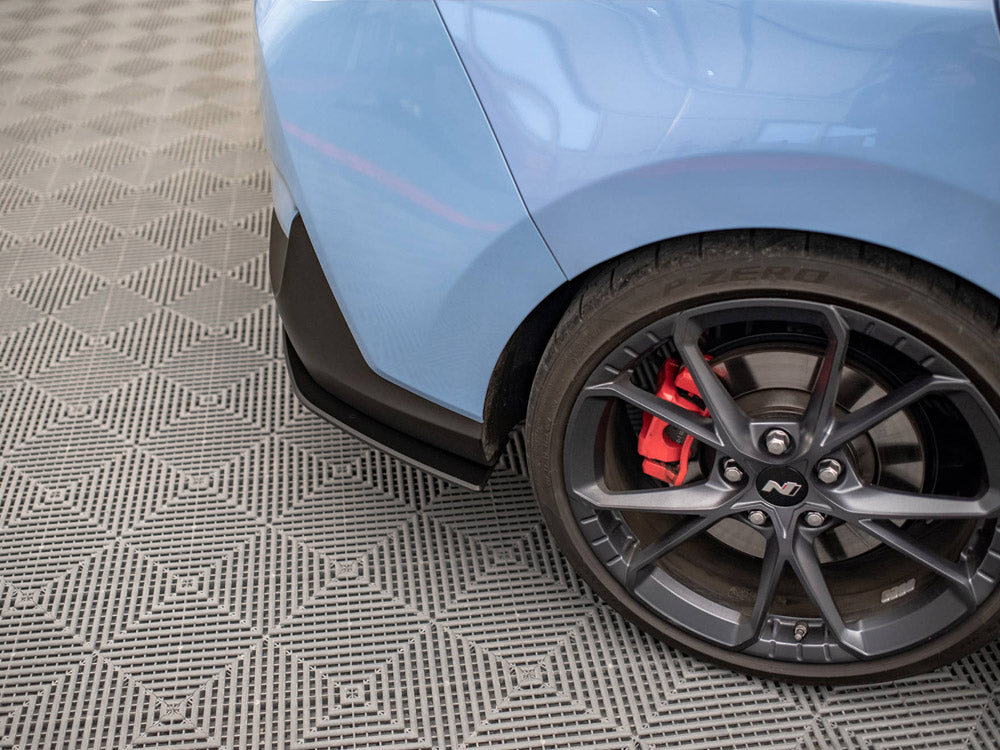 Maxton Design Street Pro Rear Side Splitters Hyundai I30 N Fastback Mk3 Facelift - Black-Red