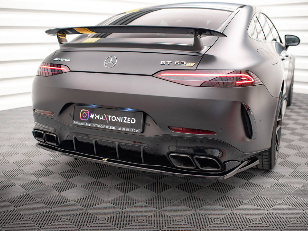 Maxton Design Rear Splitter (Vertical Bars) Mercedes AMG GT 63S 4-door Coupe Aero