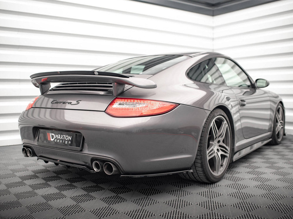 Maxton Design Rear Splitter (Vertical Bars) Porsche 911 Carrera / Carrera GTS 997 Facelift