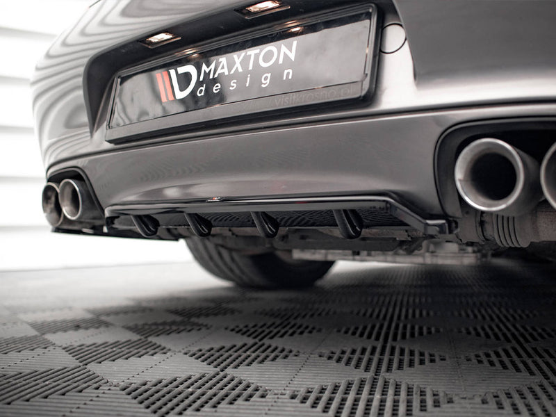 Maxton Design Rear Splitter (Vertical Bars) Porsche 911 Carrera / Carrera GTS 997 Facelift