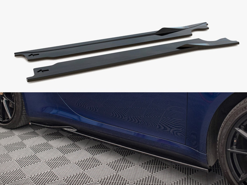 Maxton Design Side Skirts Diffusers V.1 Porsche 911 Carrera Aero / Carrera GTS 992