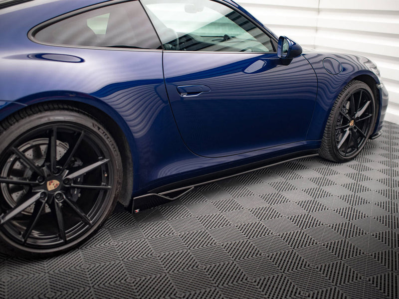 Maxton Design Side Skirts Diffusers V.2 Porsche 911 Carrera Aero / Carrera GTS 992