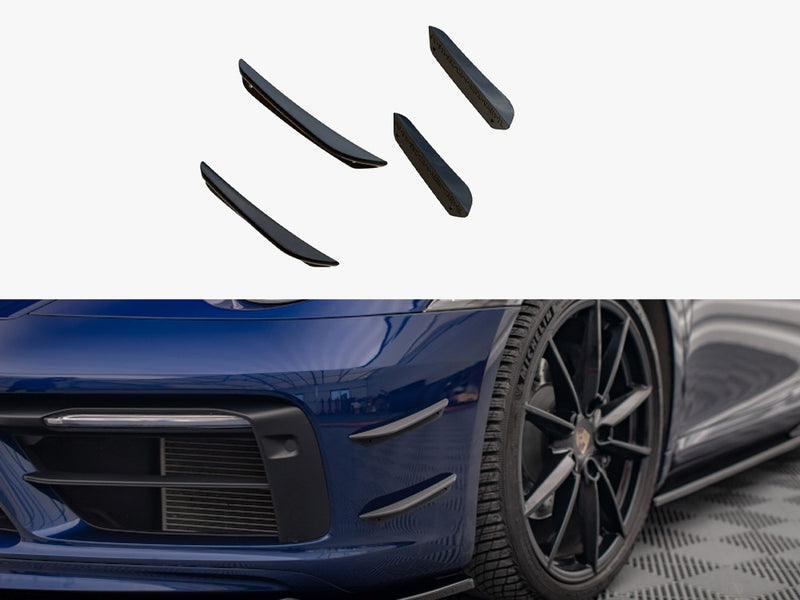 Maxton Design Front Bumper Wings (Canards) Porsche 911 Carrera Aero 992