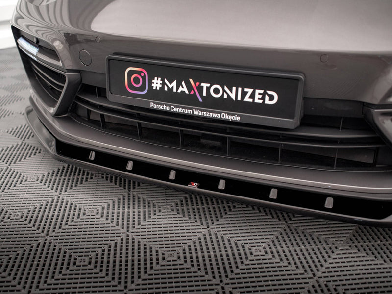 Maxton Design Front Splitter V.1 Porsche Panamera Turbo S E-Hybrid