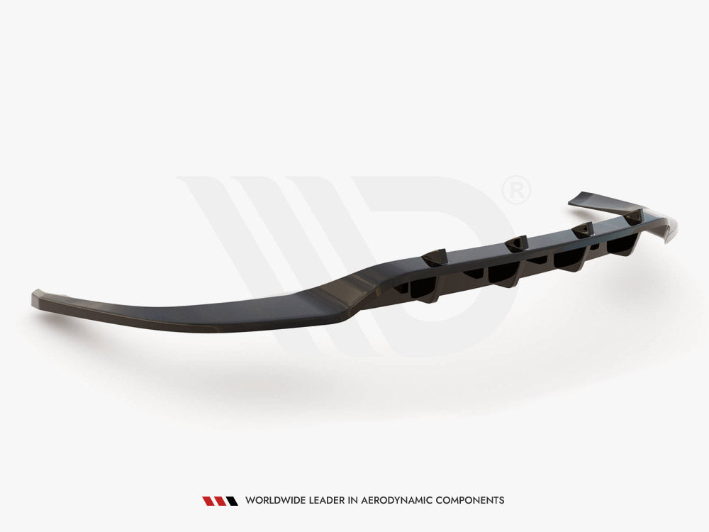 Maxton Design Rear Splitter (Vertical Bars) Porsche Panamera Turbo S E-Hybrid / Panamera E-Hybrid / Panamera 4S 971