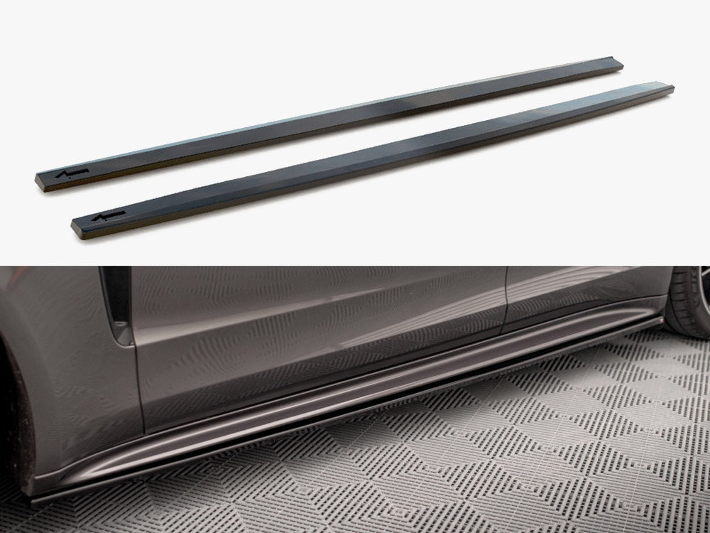 Maxton Design Side Skirt Diffusers V.1 Porsche Panamera Turbo S E-Hybrid / Panamera E-Hybrid / Panamera 4S 971