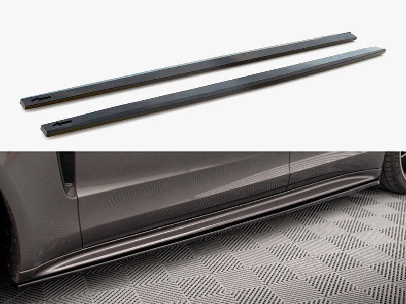 Maxton Design Side Skirt Diffusers V.1 Porsche Panamera Turbo S E-Hybrid / Panamera E-Hybrid / Panamera 4S 971