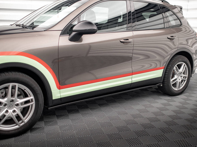 Maxton Design Side Skirts Diffusers Porsche Cayenne Mk2