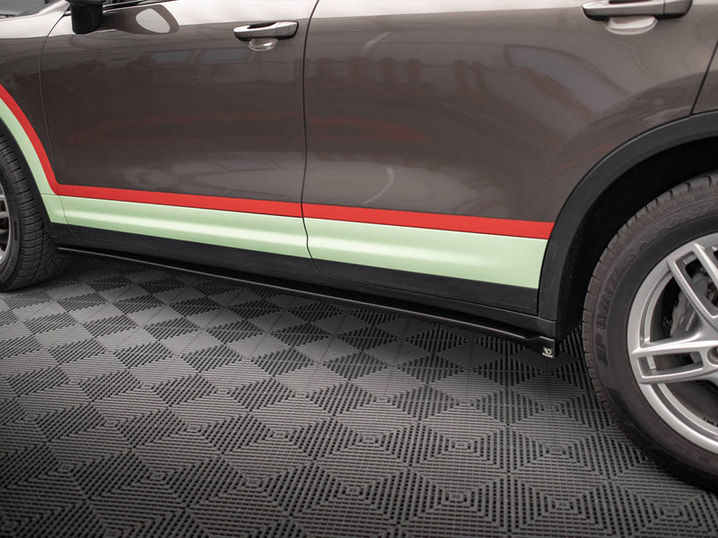 Maxton Design Side Skirts Diffusers Porsche Cayenne Mk2