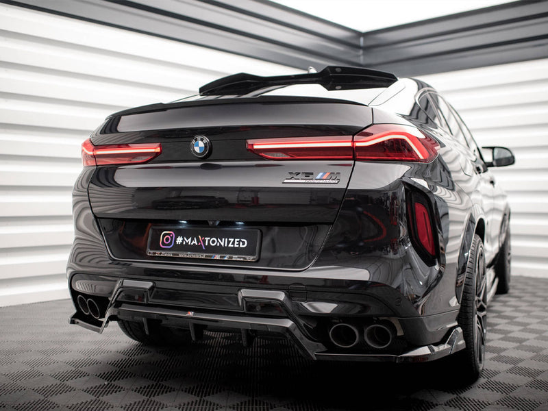 Maxton Design Central Rear Splitter (Vertical Bars) BMW X6 M F96