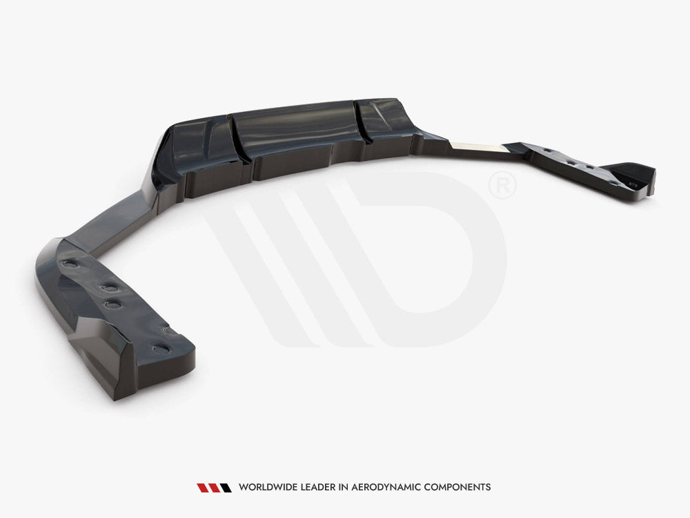 Maxton Design Central Rear Splitter (Vertical Bars) BMW X6 M F96