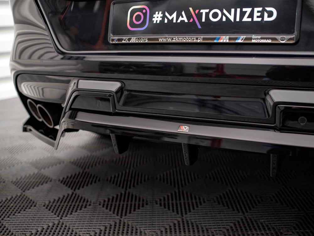 Maxton Design Central Rear Splitter (Vertical Bars) BMW X6 M F96