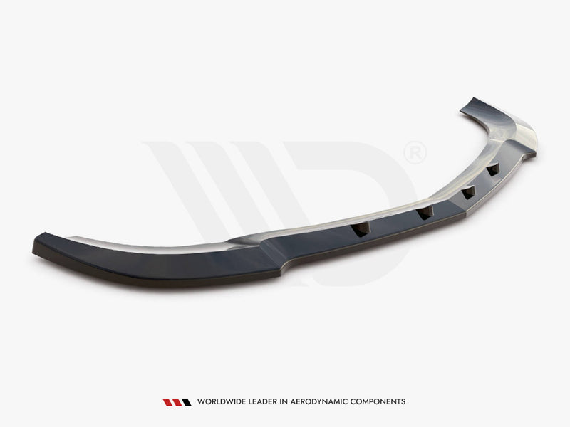 Maxton Design Front Splitter V.2 Mercedes-Benz C Coupe / Sedan / Estate AMG-Line C204 / W204 Facelift / S204 Facelift