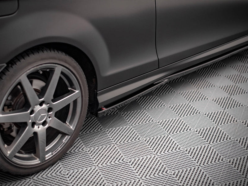 Maxton Design Side Skirts Diffusers Mercedes-Benz C Coupe / Sedan / Estate AMG-Line C204 / W204 Facelift / S204 Facelift