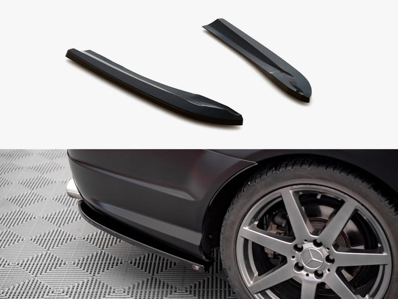 Maxton Design Rear Side Splitters Mercedes-Benz C Coupe / Sedan / Estate AMG-Line C204 / W204 Facelift / S204 Facelift