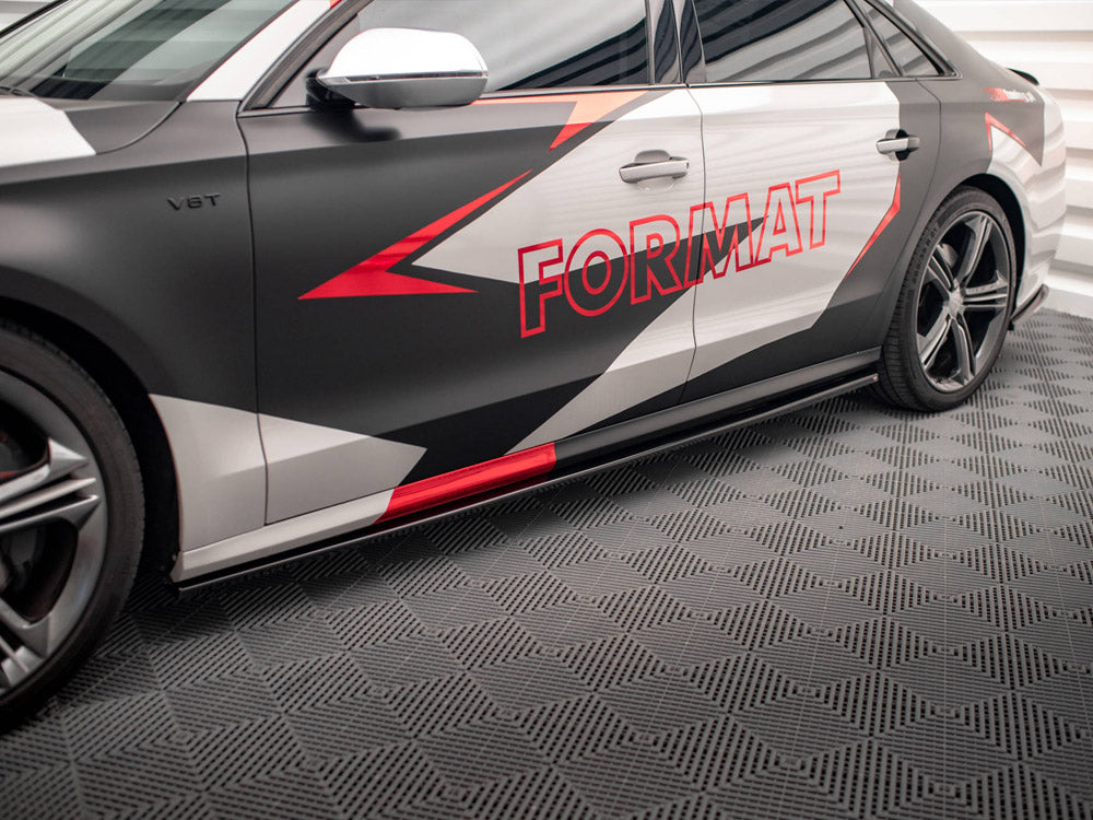 Maxton Design Side Skirts Diffusers V.1 Audi S8 D4