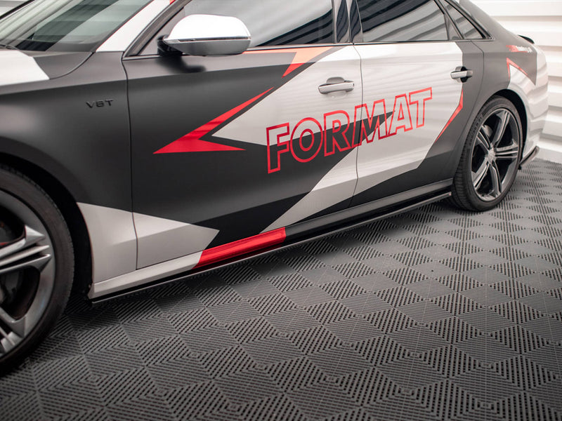 Maxton Design Side Skirts Diffusers V.1 Audi S8 D4