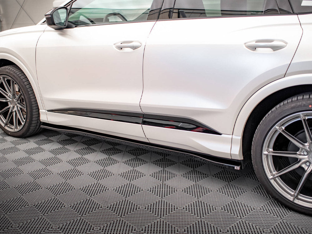 Maxton Design Side Skirts Diffusers Audi Q4 e-Tron Sportback Mk1