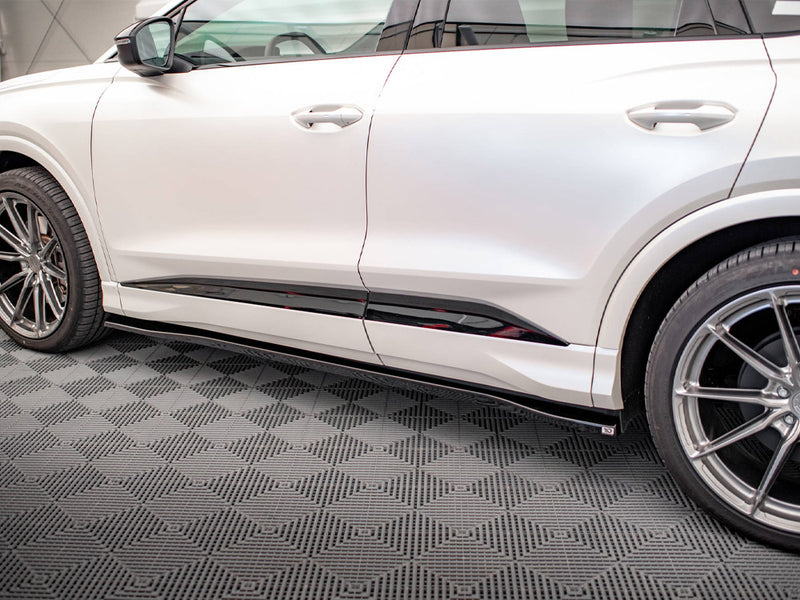 Maxton Design Side Skirts Diffusers Audi Q4 e-Tron Sportback Mk1