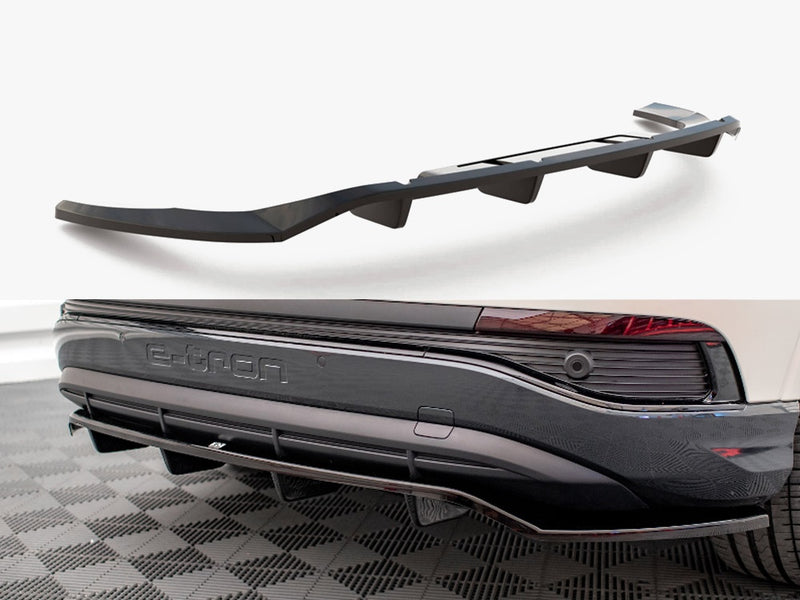 Maxton Design Central Rear Splitter (Vertical Bars) Audi Q4 e-Tron Sportback Mk1