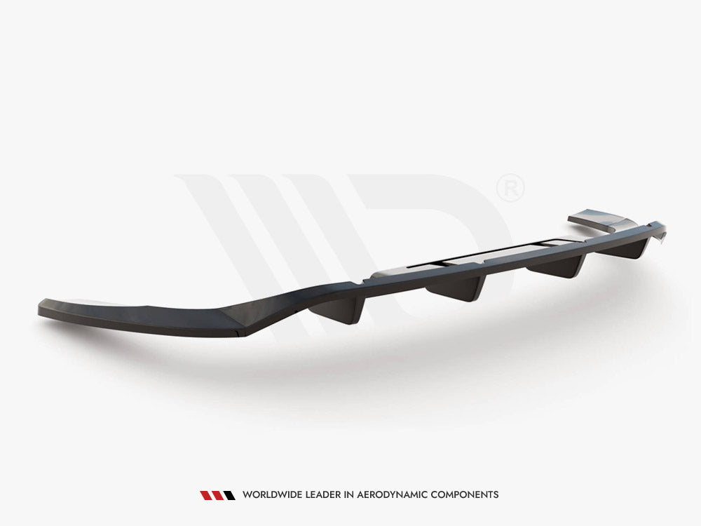 Maxton Design Central Rear Splitter (Vertical Bars) Audi Q4 e-Tron Sportback Mk1