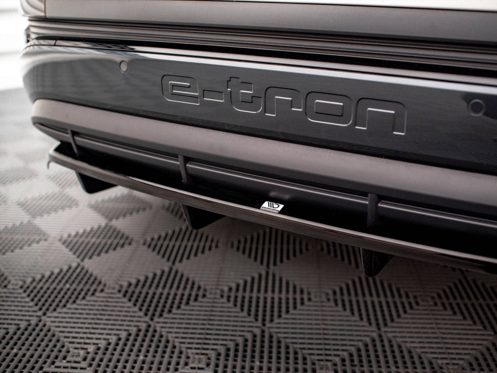 Maxton Design Central Rear Splitter (Vertical Bars) Audi Q4 e-Tron Sportback Mk1