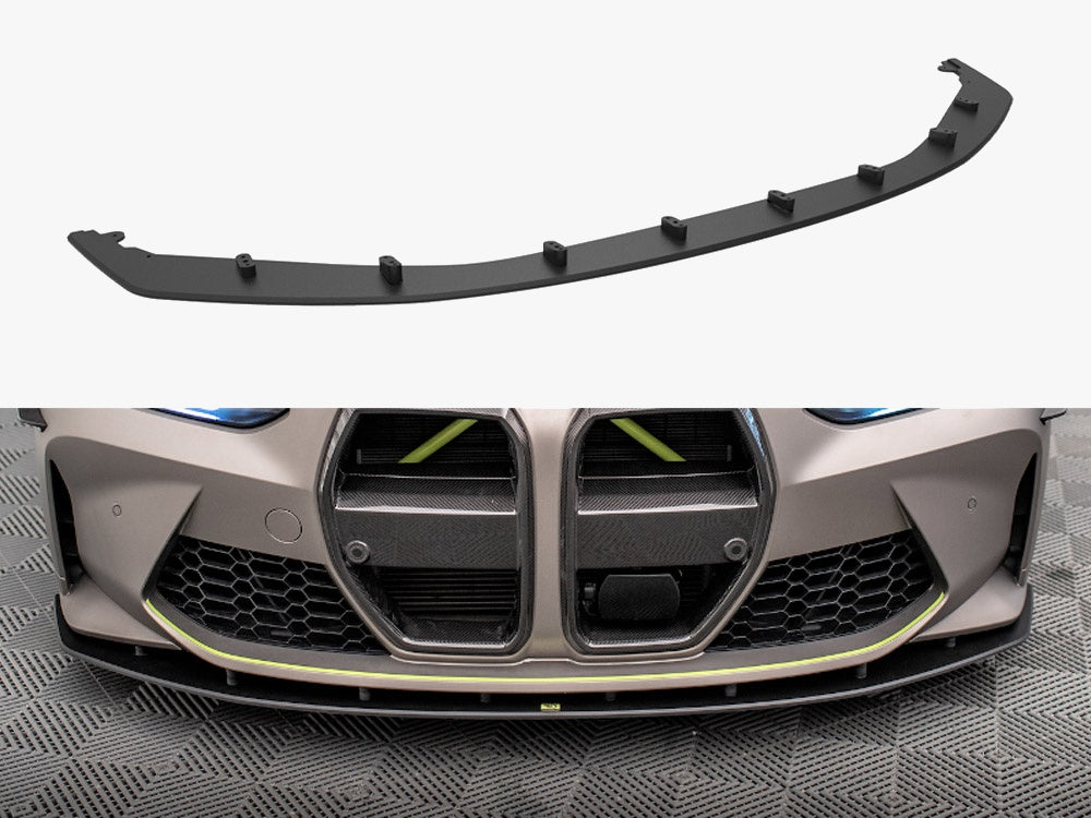 Maxton Design Street PRO Front Splitter BMW M4 G82 / M3 G80 - Black-Red
