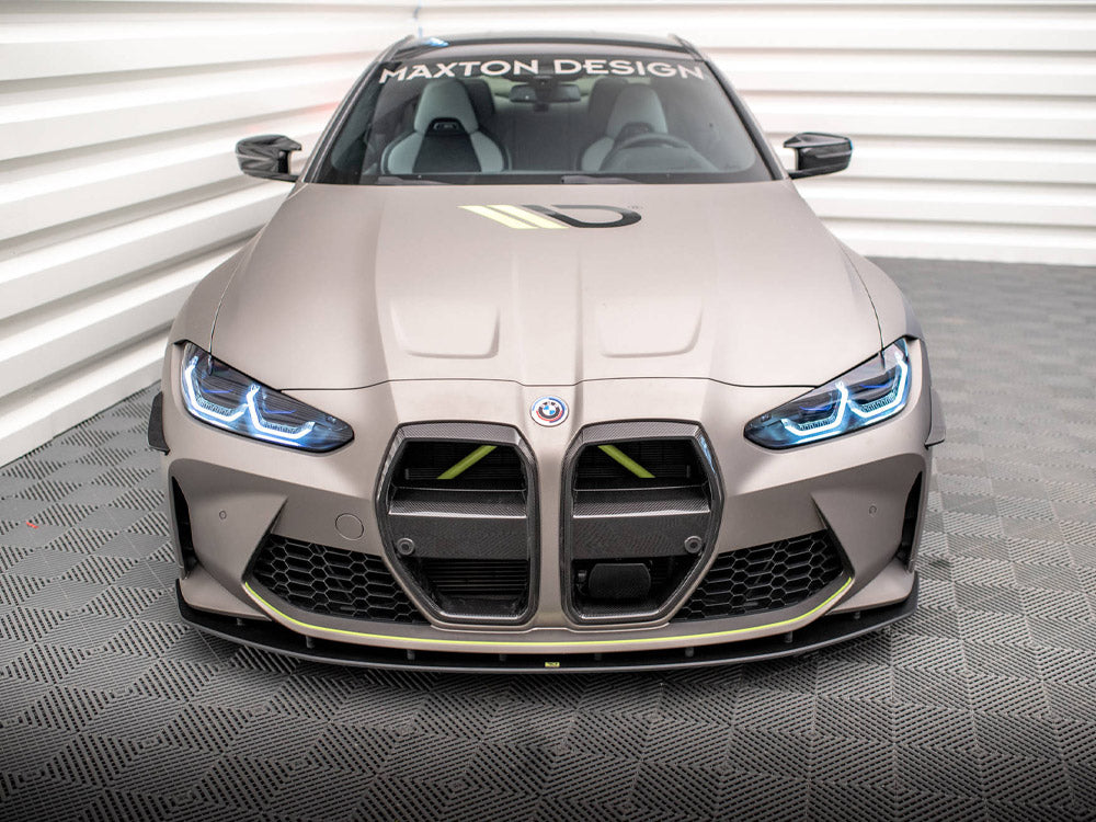 Maxton Design Street PRO Front Splitter BMW M4 G82 / M3 G80 - Black-Red