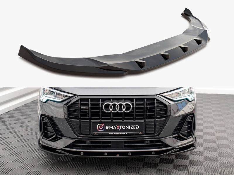 Maxton Design Front Splitter V.3 Audi Q3 Sportback / SUV S-Line F3