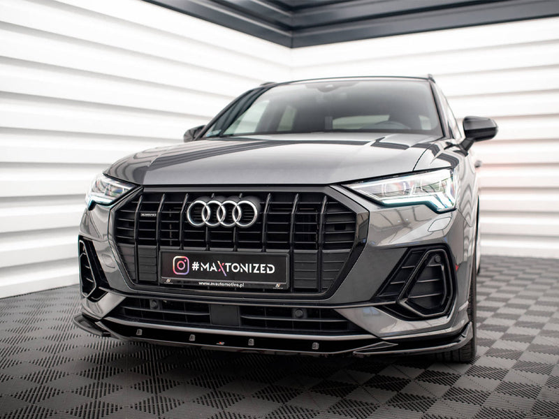 Maxton Design Front Splitter V.3 Audi Q3 Sportback / SUV S-Line F3