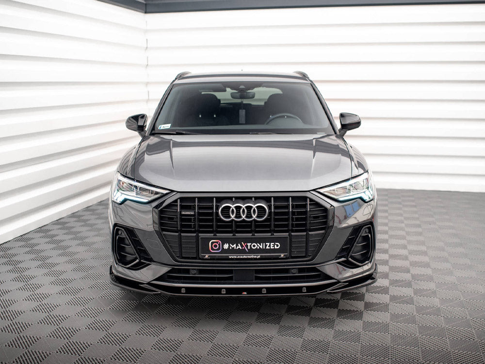 Maxton Design Front Splitter V.3 Audi Q3 Sportback / SUV S-Line F3