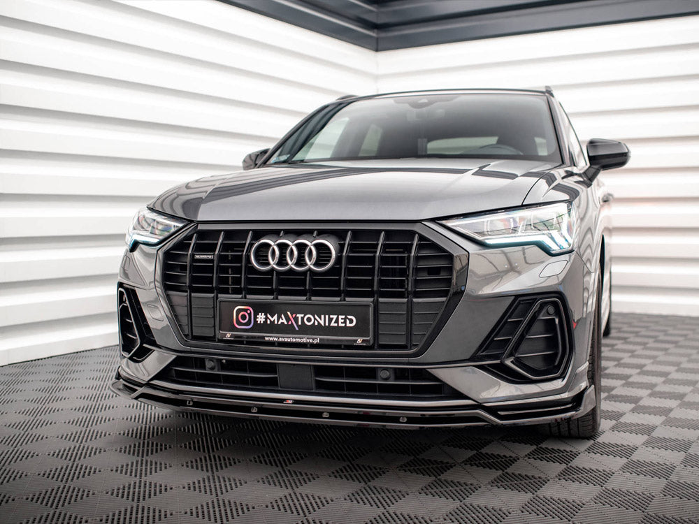Maxton Design Front Splitter V.4 Audi Q3 Sportback / SUV S-Line F3