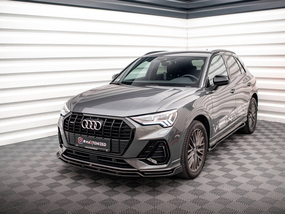 Maxton Design Front Splitter V.4 Audi Q3 Sportback / SUV S-Line F3