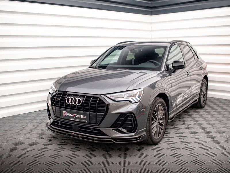 Maxton Design Front Splitter V.4 Audi Q3 Sportback / SUV S-Line F3