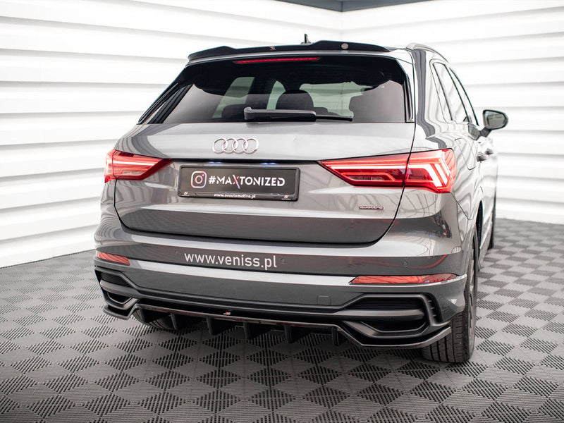 Maxton Design Spoiler CAP Audi Q3 S-Line SUV F3