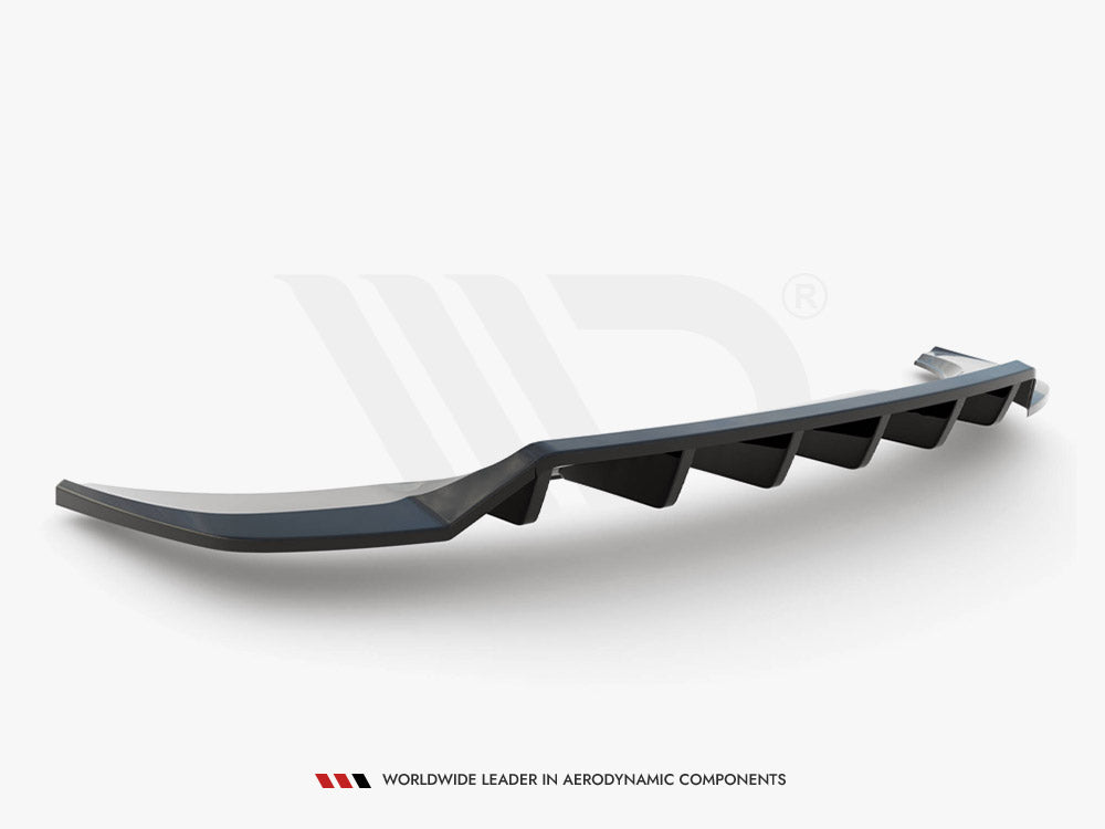 Maxton Design Rear Splitter (Vertical Bars) Audi Q3 S-Line SUV F3