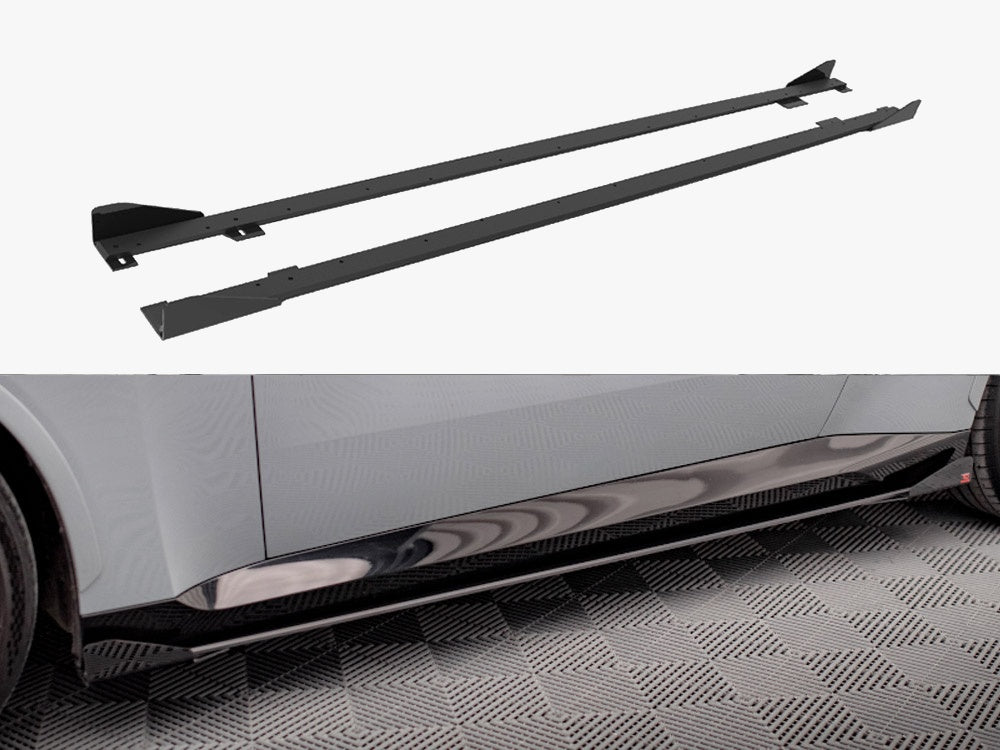Maxton Design Street PRO Side Skirts Diffusers + Flaps BMW 2 Coupe M-Pack / M240i G42