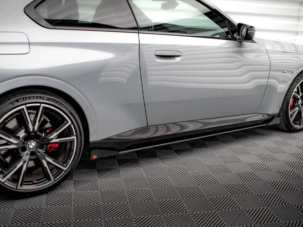 Maxton Design Street PRO Side Skirts Diffusers + Flaps BMW 2 Coupe M-Pack / M240i G42